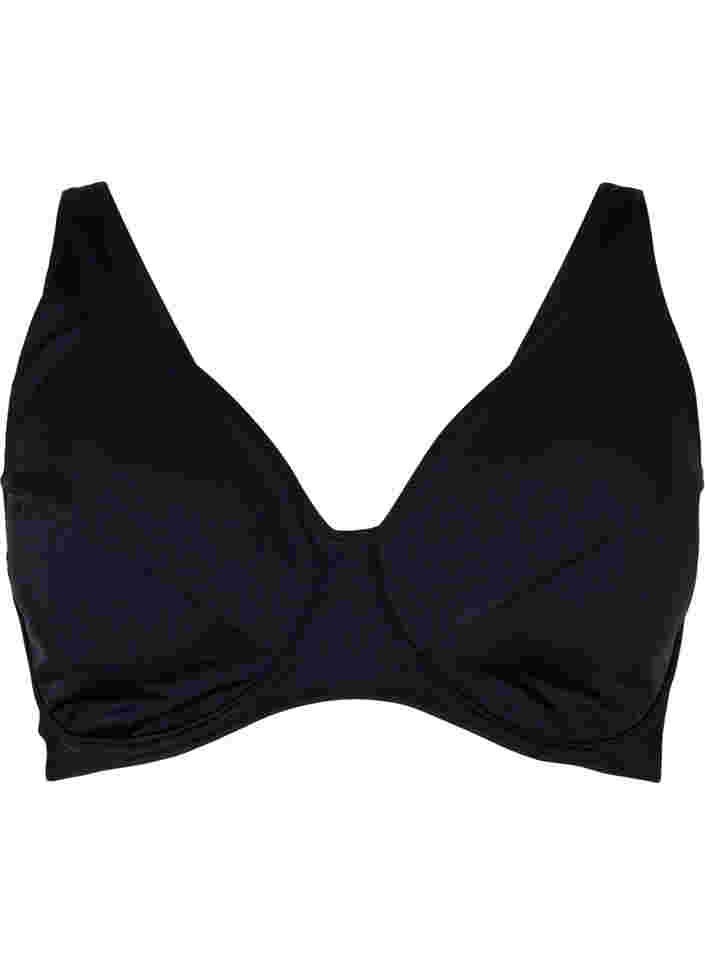 Bikini Oberteil mit Bügel, Black, Packshot image number 0