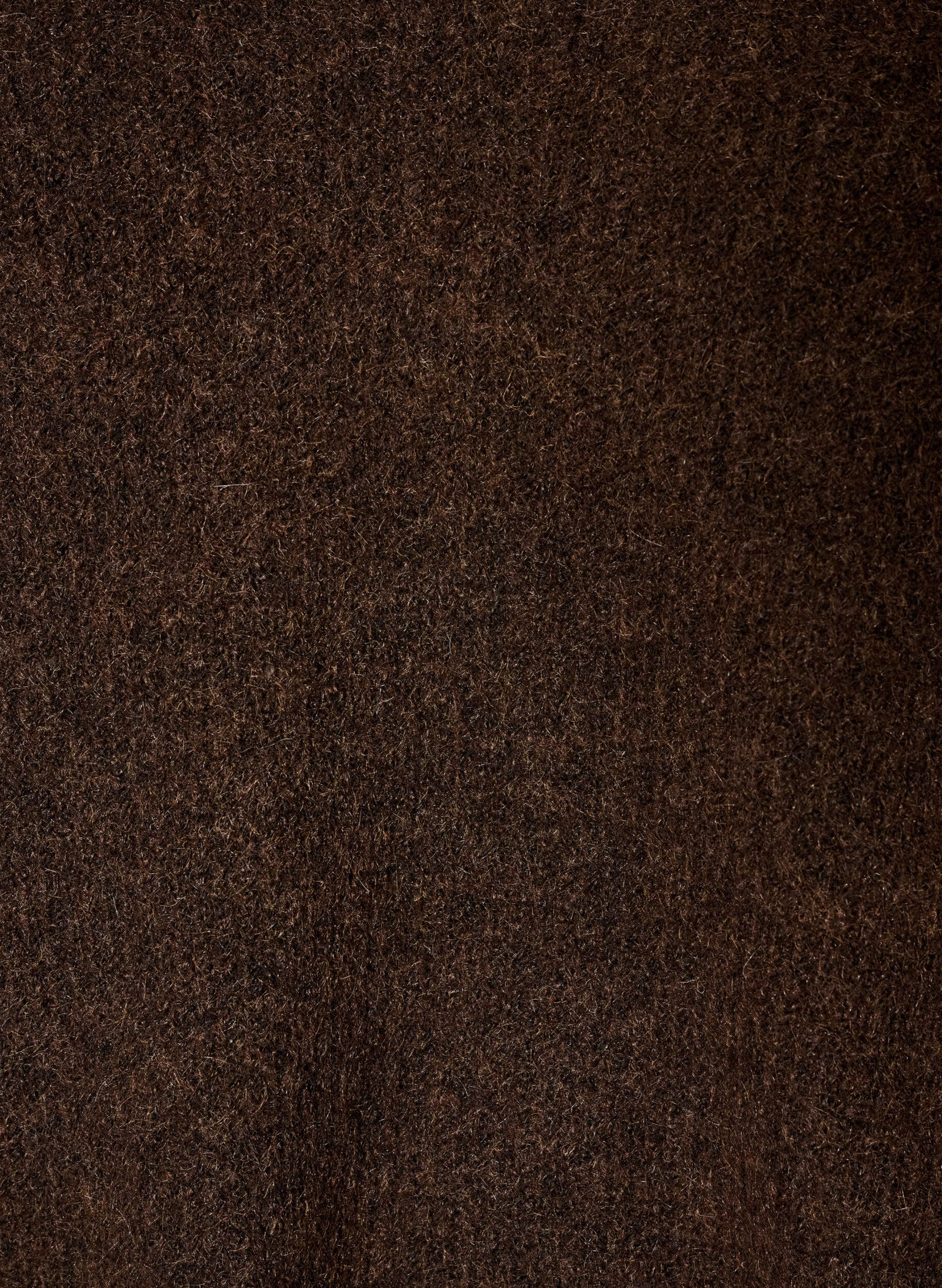 ZizziStrickbluse mit V-Ausschnitt und Raglan&auml;rmeln, Braun, Packshot image number 2