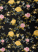 Gemusterte Bluse aus Viskose mit 3/4-&Auml;rmeln, Schwarz, Packshot image number 2
