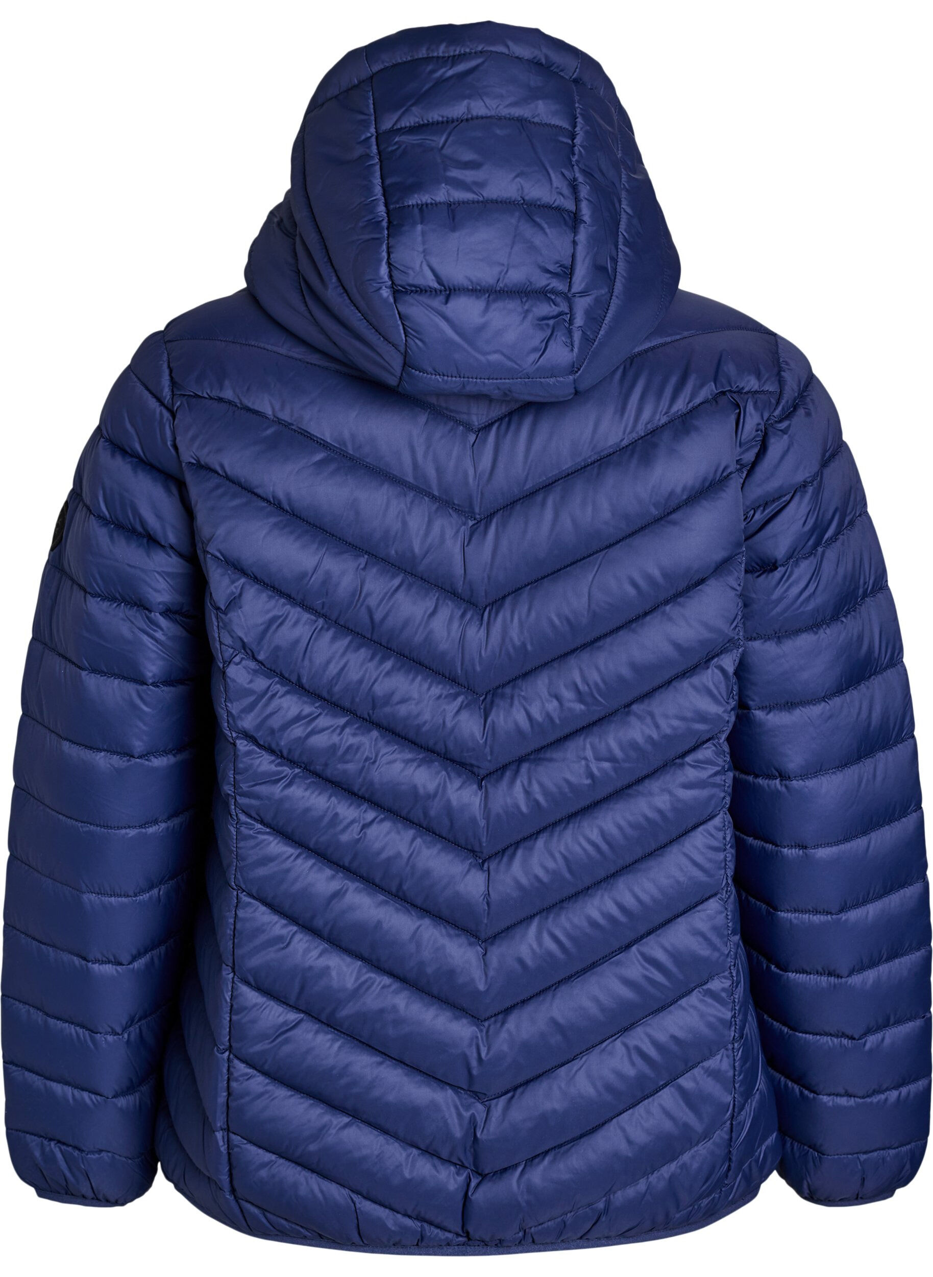 ZizziLeichte Steppjacke mit Kapuze, Blau, Packshot image number 1