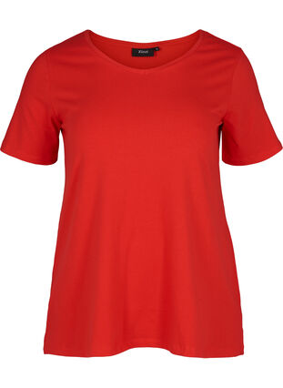 Basic T-Shirt, High Risk Red, Packshot image number 0