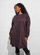 Lockeres Sweatkleid mit Taschen, Braun, Model image number 4