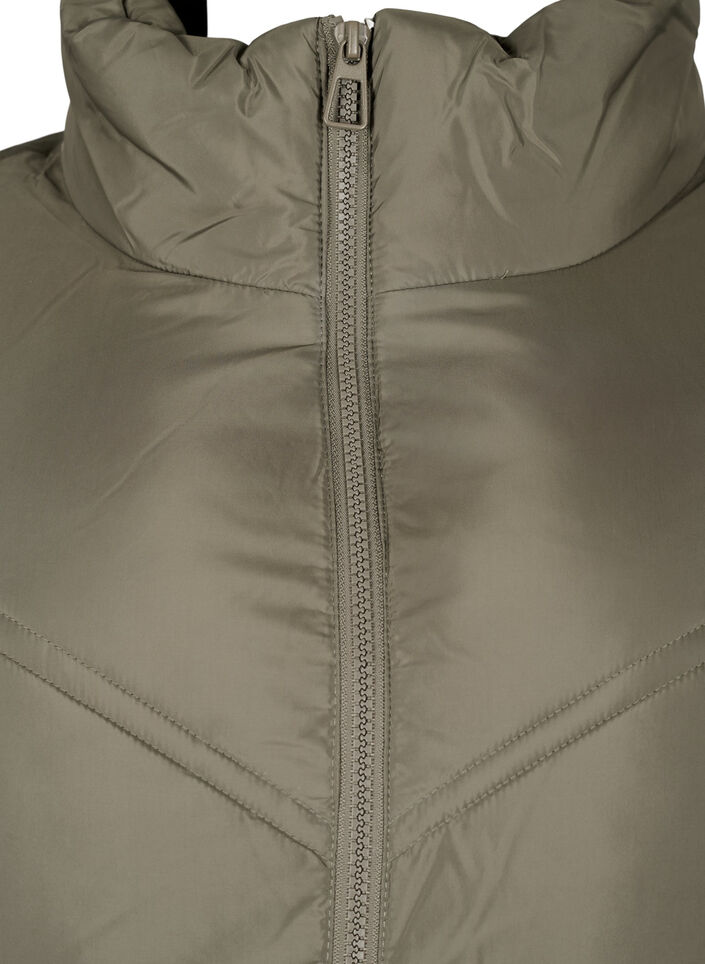 Lange Pufferwinterjacke, Bungee Cord , Packshot image number 2