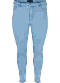 Cropped Amy Jeans mit Reißverschluss