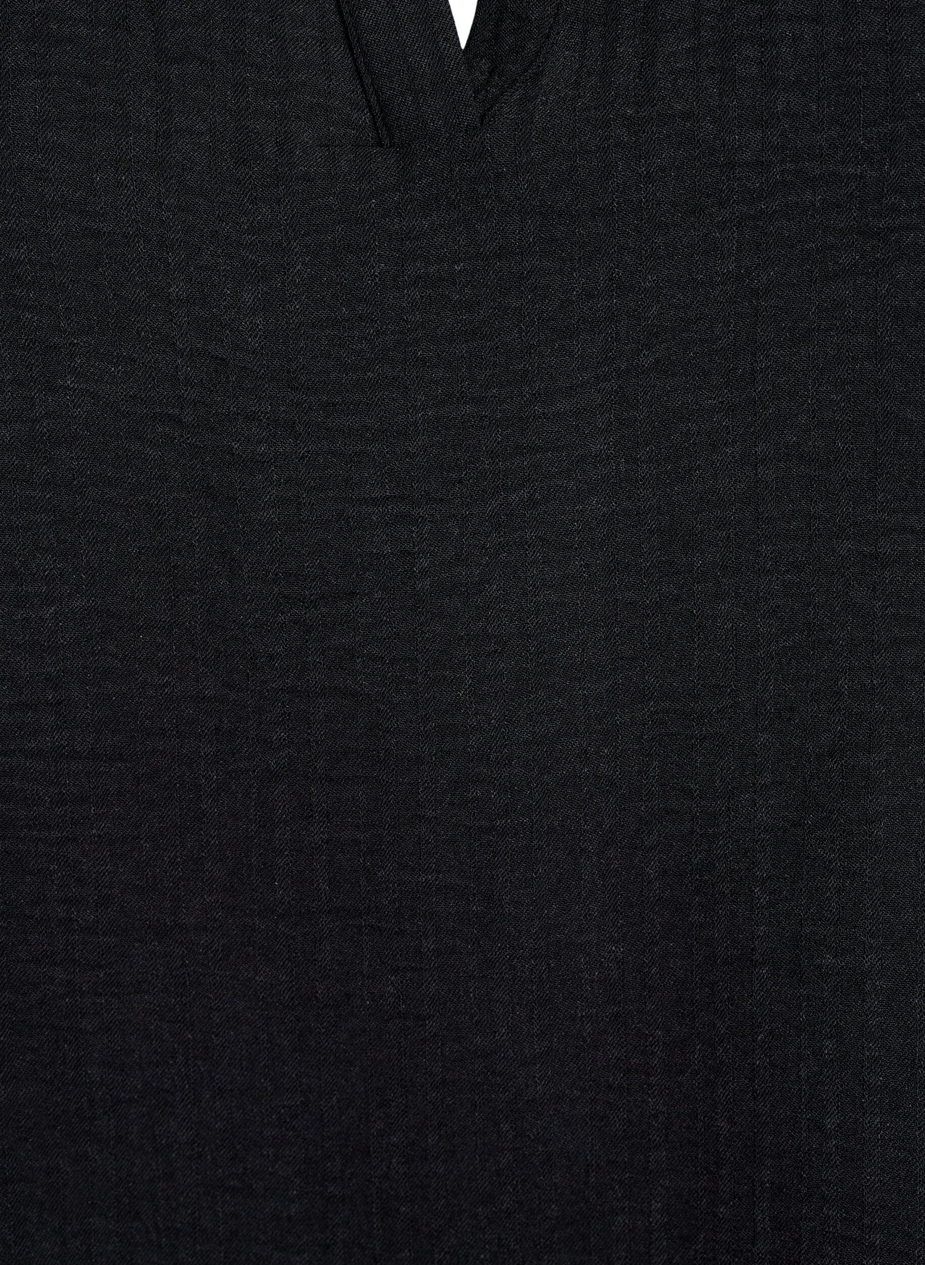 ZizziLockere Bluse mit kurzen &Auml;rmeln, Schwarz, Packshot image number 2