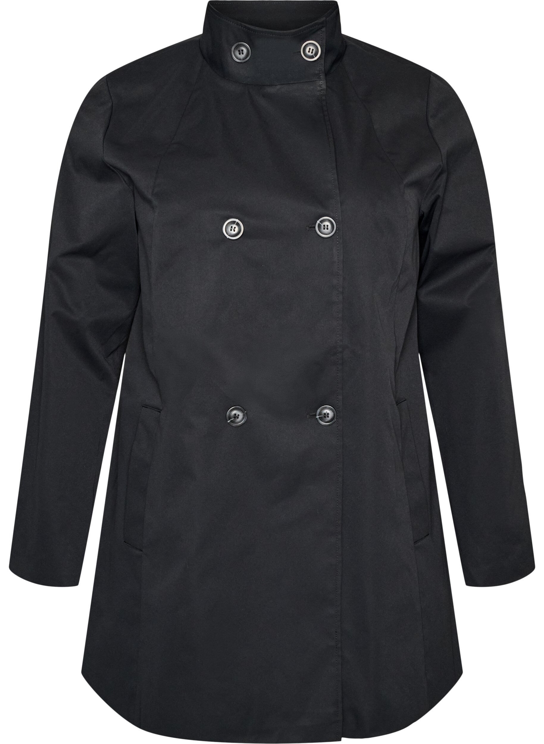 Fr&uuml;hlingsjacke aus wasserabweisendem Material mit A-Linie