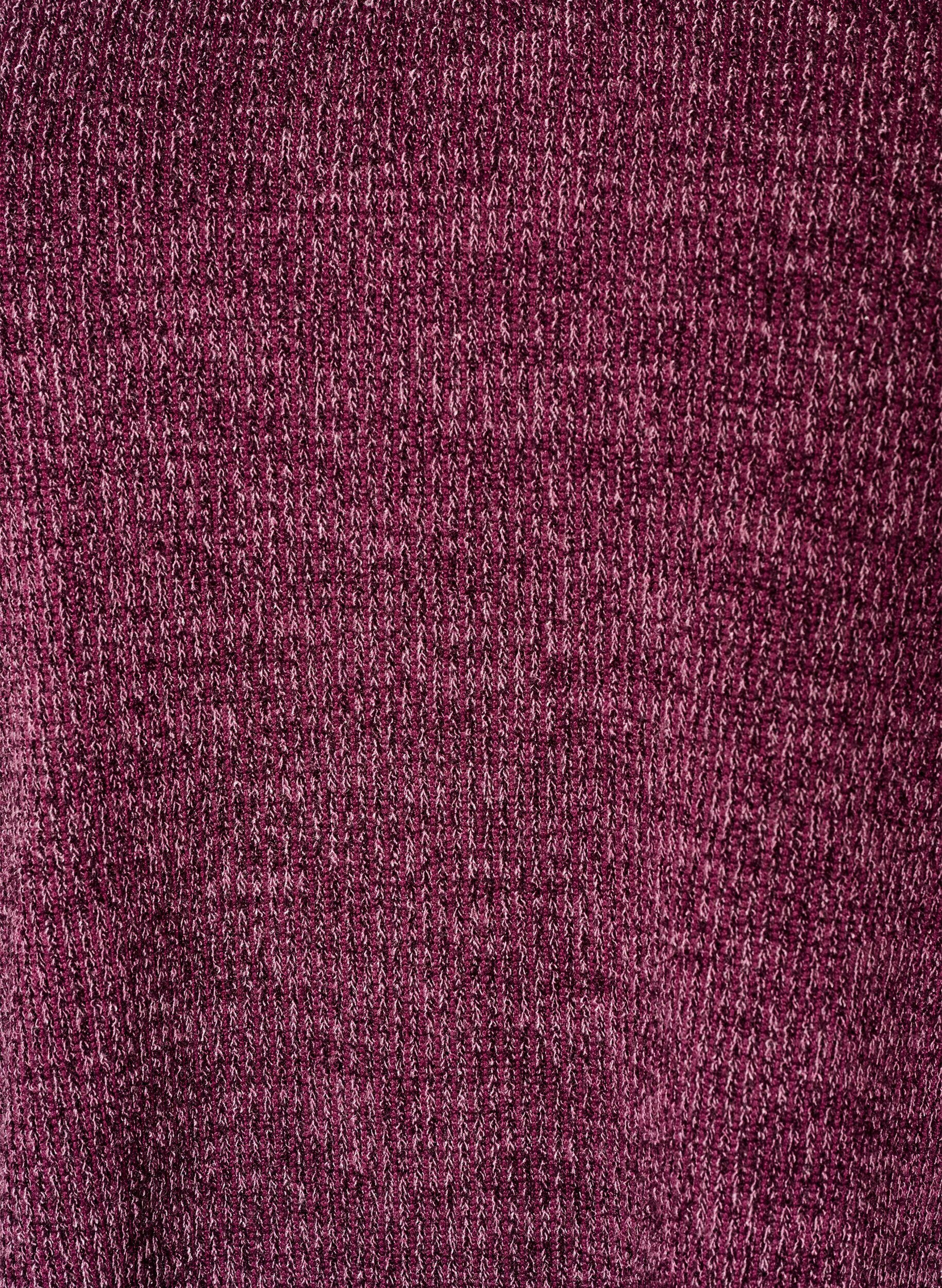 ZizziBluse aus Jersey mit V-Ausschnitt und langen &Auml;rmeln, Dunkles Bordeaux, Packshot image number 2