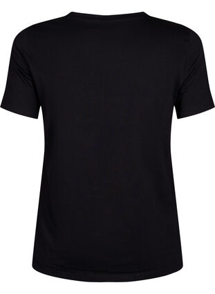 T-Shirt mit Nieten aus Bio-Baumwolle, Black W. TRÉS, Packshot image number 1