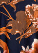 Kurzes Baumwollkleid mit Gummisaum und langen &Auml;rmeln, Schwarz, Packshot image number 2