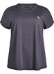 Einfarbiges Trainings-T-Shirt, Grau, Packshot image number 0