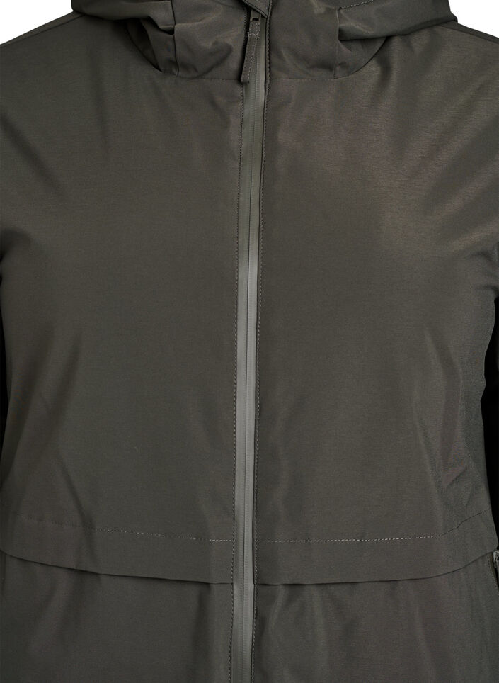 Winterjacke mit verstellbarer Taille, Gr&uuml;n, Packshot image number 2