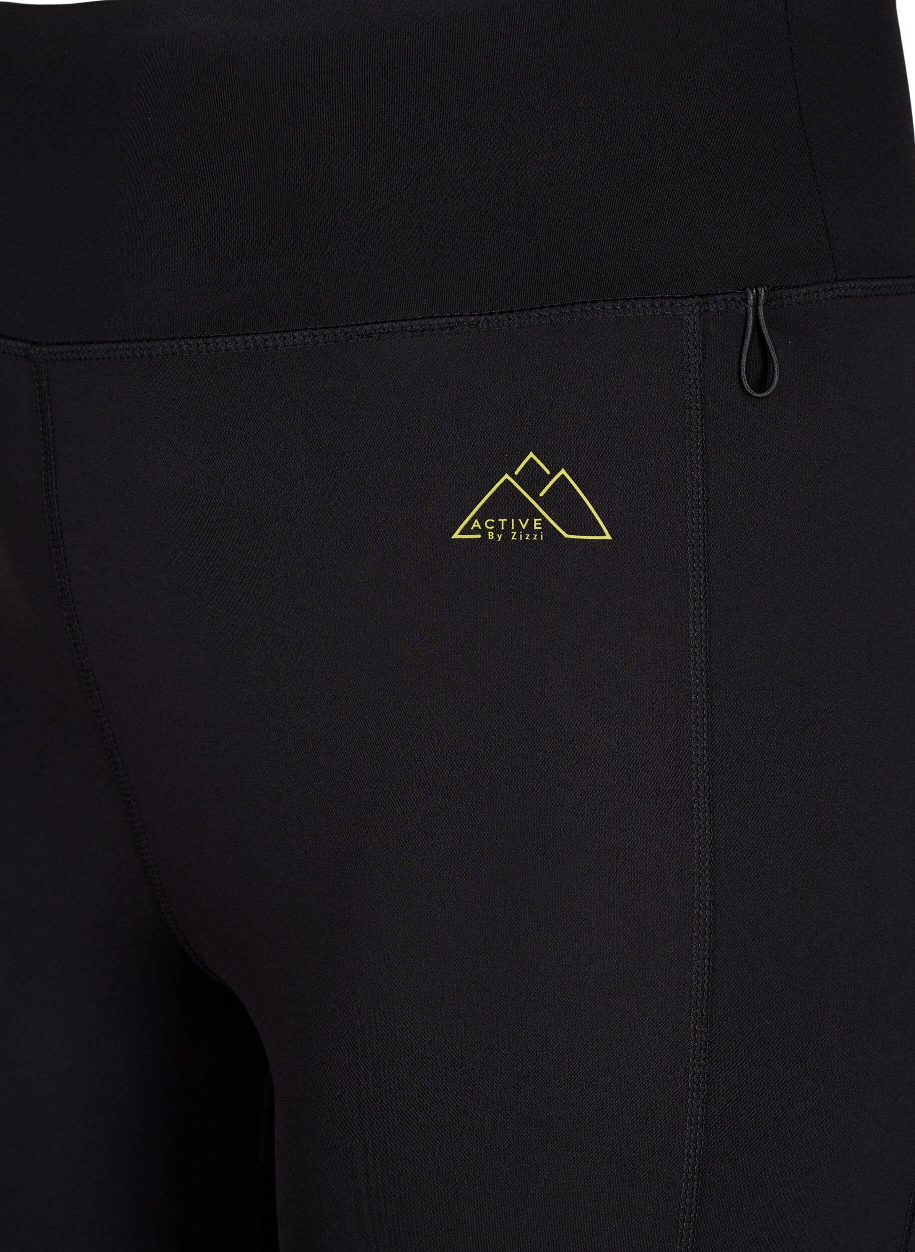 Zizzi3/4-Trainingsleggings mit Taschen, Black, Packshot image number 2