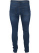 Super Slim Amy Jeans mit hoher Taille, Blau, Packshot image number 1