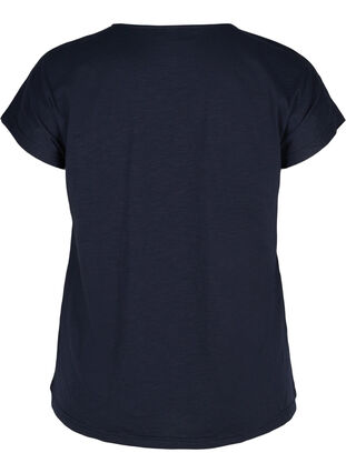 T-Shirt aus Baumwolle mit Printdetails, Night Sky FLOWER, Packshot image number 1