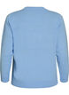 Strickbluse mit Weihnachtsmotiv, Blau, Packshot image number 1