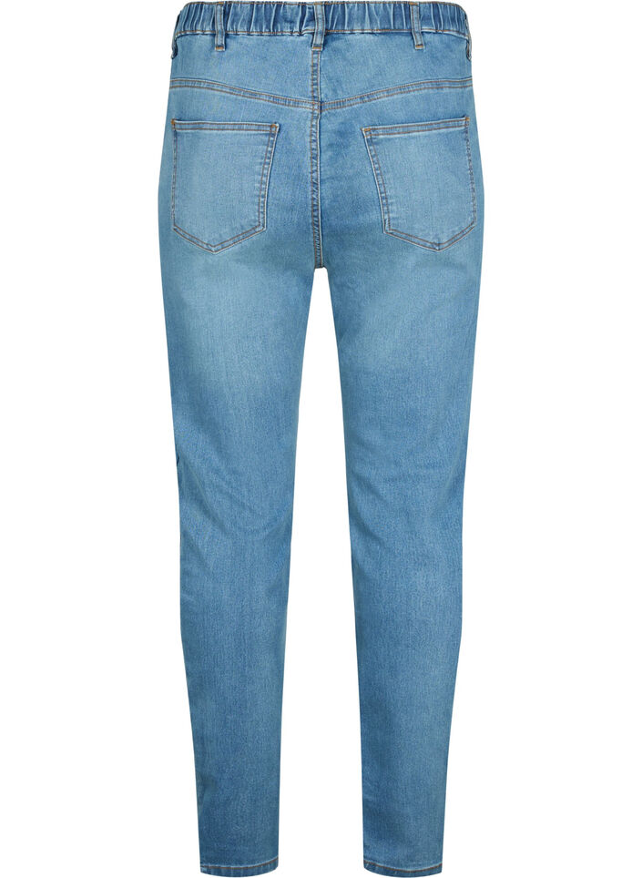 Jeggings mit Rissen, Blue denim, Packshot image number 1