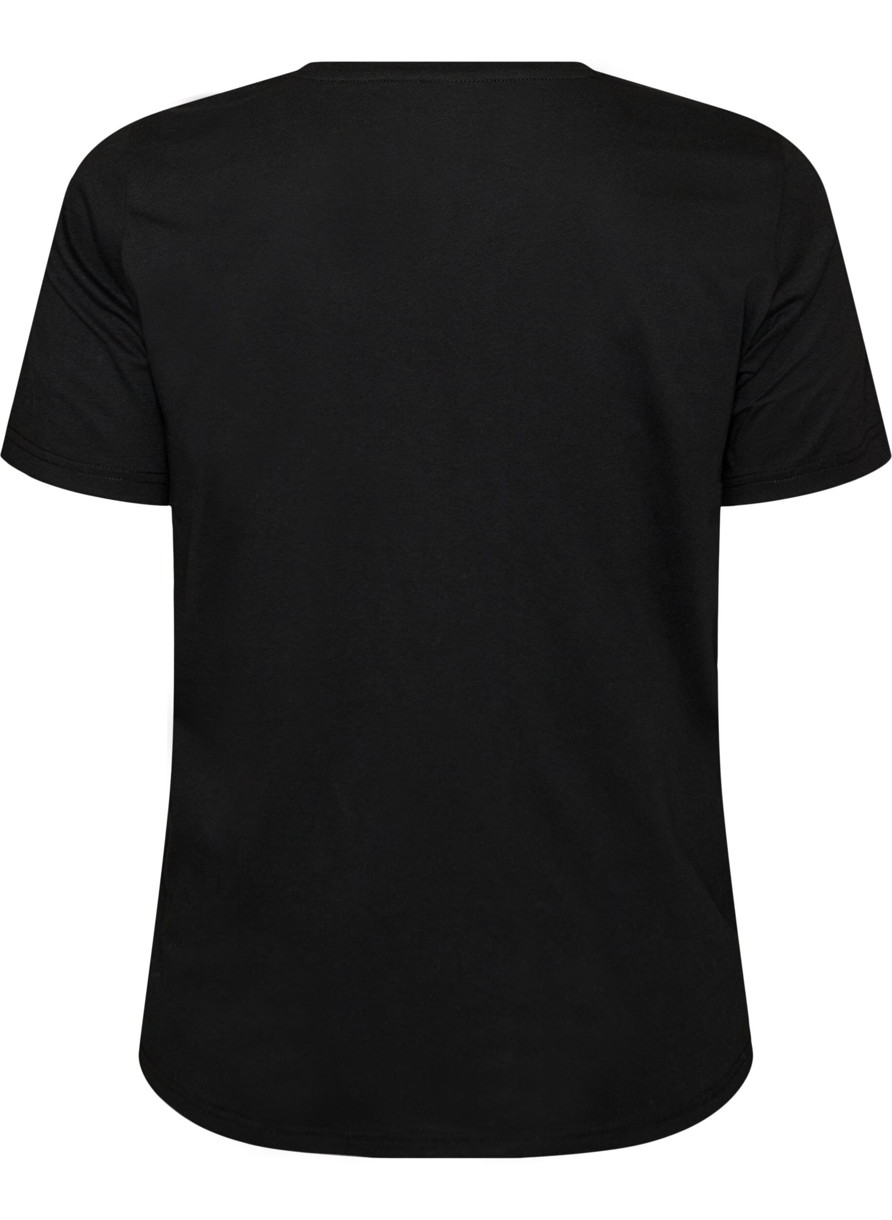 ZizziT-Shirt mit Print, Schwarz, Packshot image number 1