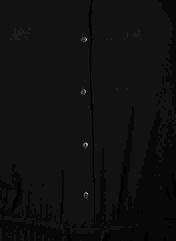 Jumpsuit aus Viskose mit kurzen Ärmeln, Black, Packshot image number 2