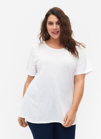 FLASH - 2er-Pack T-Shirts mit Rundhalsausschnitt, White/Black, Model