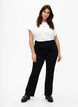 Ellen Bootcut-Jeans mit hoher Taille, Schwarz, Model image number 0