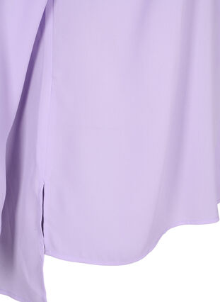 Langärmeliges Hemd mit V-Ausschnitt, Purple Rose, Packshot image number 3
