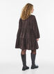 Cordkleid in A-Linie mit Stehkragen, Braun, Model image number 2