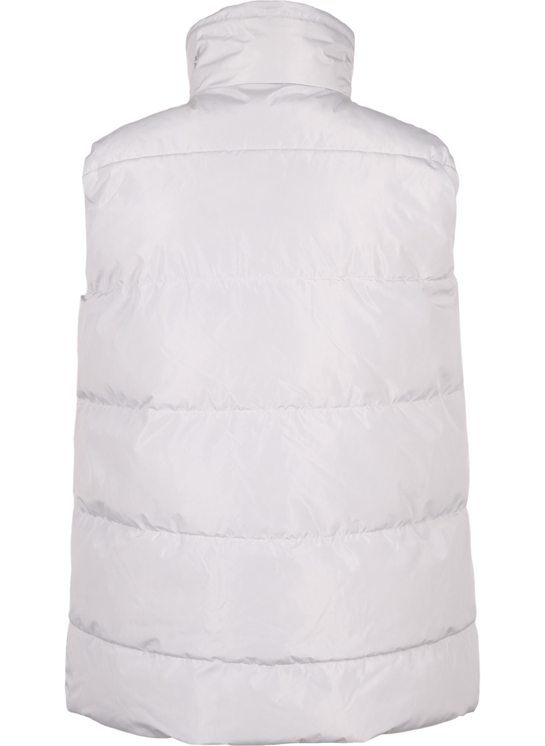 ZizziSportliche Weste mit hohem Kragen und Taschen, Pearl Blue, Packshot image number 1