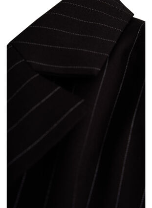 Pinstripe Blazer, Black W. Pinstripe, Packshot image number 3