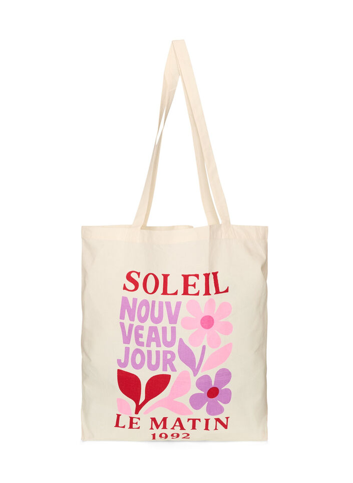 Tote Bag mit Print, Rot, Packshot image number 0