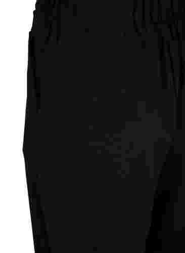 Lockere Hose mit Taschen, Black, Packshot image number 3