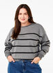 Sweatshirt mit Streifen, MGM w. Black Stripe, Model image number 0