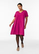 Kurzarm Kleid aus Baumwolle, Rot, Model image number 1