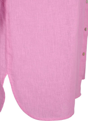 Langes Hemd aus Leinen und Baumwolle, Rosebloom, Packshot image number 3