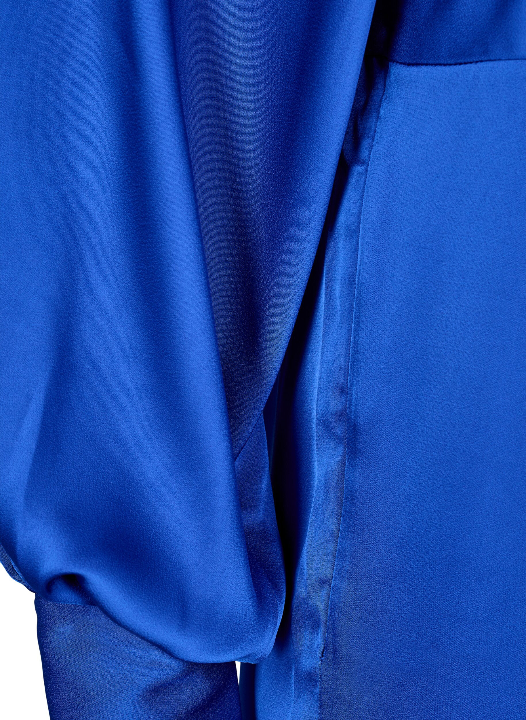 ZizziSatinkleid mit Ballon&auml;rmeln, Surf the web, Packshot image number 3