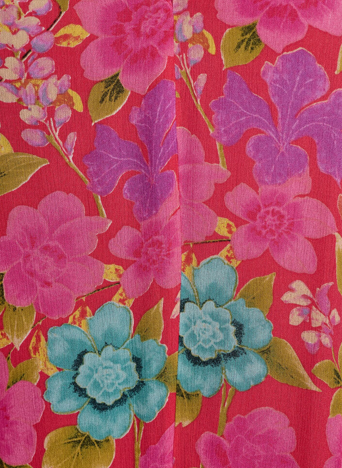 &Auml;rmelloses Maxikleid in A-Linie mit V-Ausschnitt, Rot, Packshot image number 2