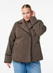 Teddyjacke mit Kontrastdetails, Braun, Model image number 0