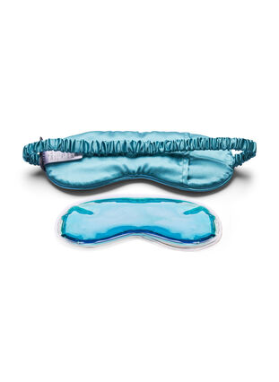 Schlafmaske mit Geleinlagen, Colonial Blue, Packshot image number 3