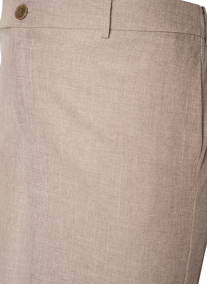 Lockere Bermudashorts mit hoher Taille, Braun, Packshot image number 2