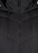 Mittellange Pufferjacke mit Kapuze, Black, Packshot image number 2