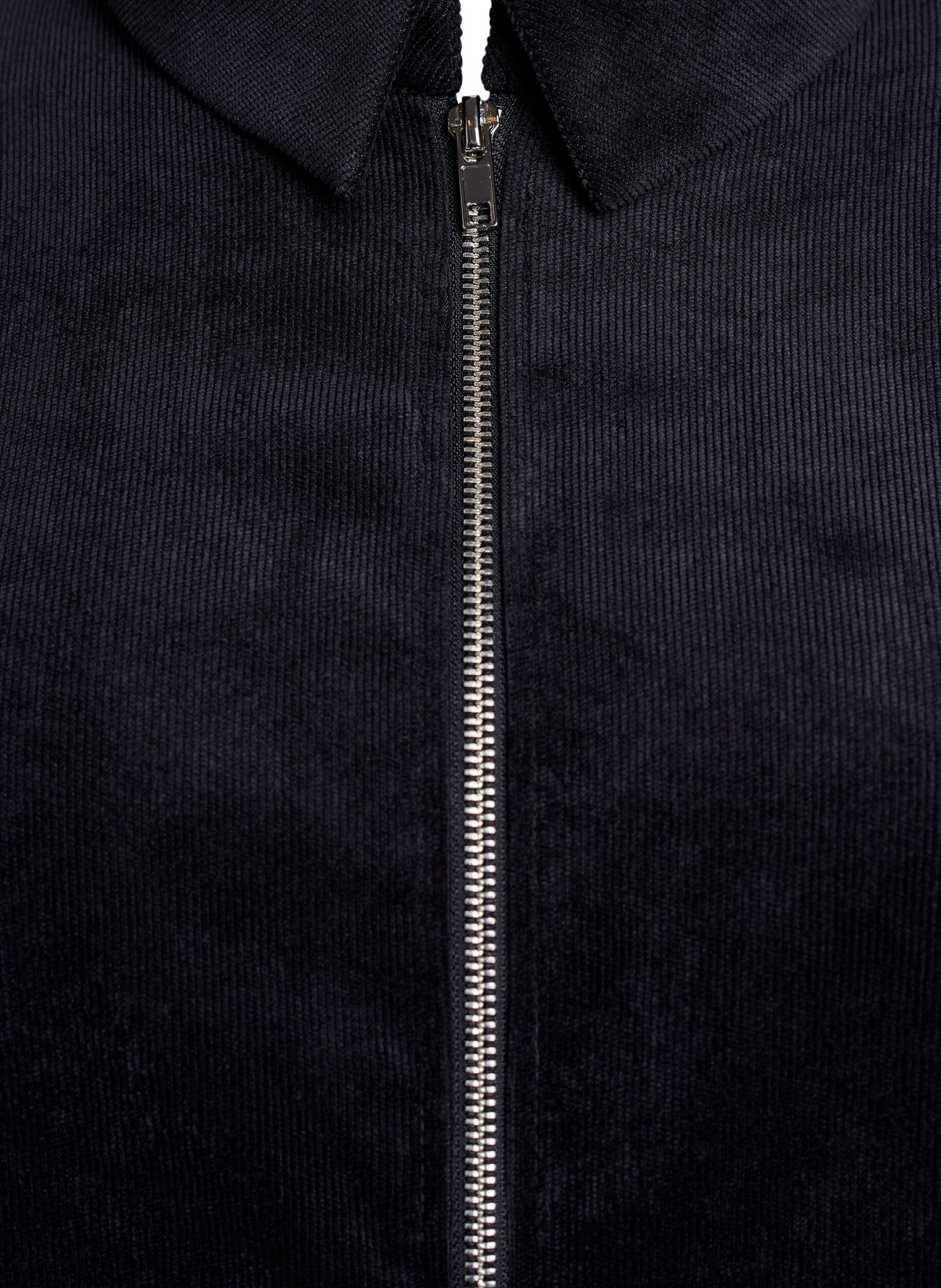 ZizziSamtkleid mit Rei&szlig;verschluss und 3/4-&Auml;rmeln, Schwarz, Packshot image number 2