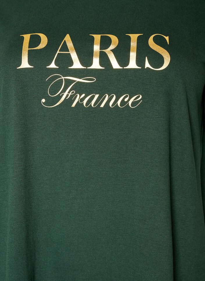 T-Shirt mit Print, Gr&uuml;n, Packshot image number 2