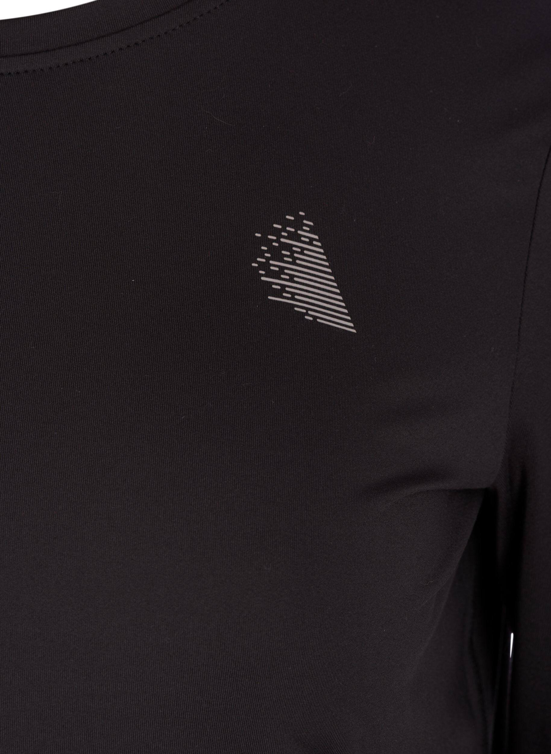 ZizziTrainingsbluse mit langen &Auml;rmeln, Schwarz, Packshot image number 2