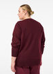 Feinstrick-Strickjacke mit Rundhalsausschnitt, Rot, Model image number 2