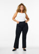 Ellen Bootcut-Jeans mit hoher Taille, Schwarz, Model image number 0