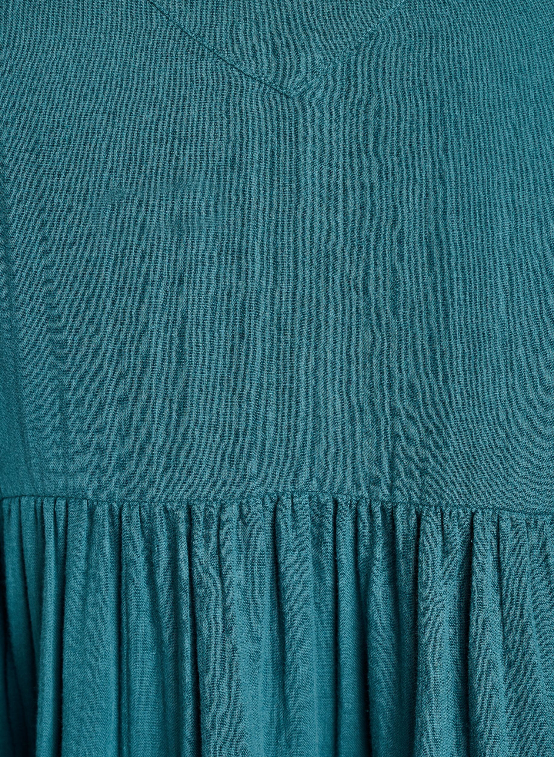 ZizziStrandkleid aus Baumwolle mit schmalen Tr&auml;gern, Gr&uuml;n, Packshot image number 2