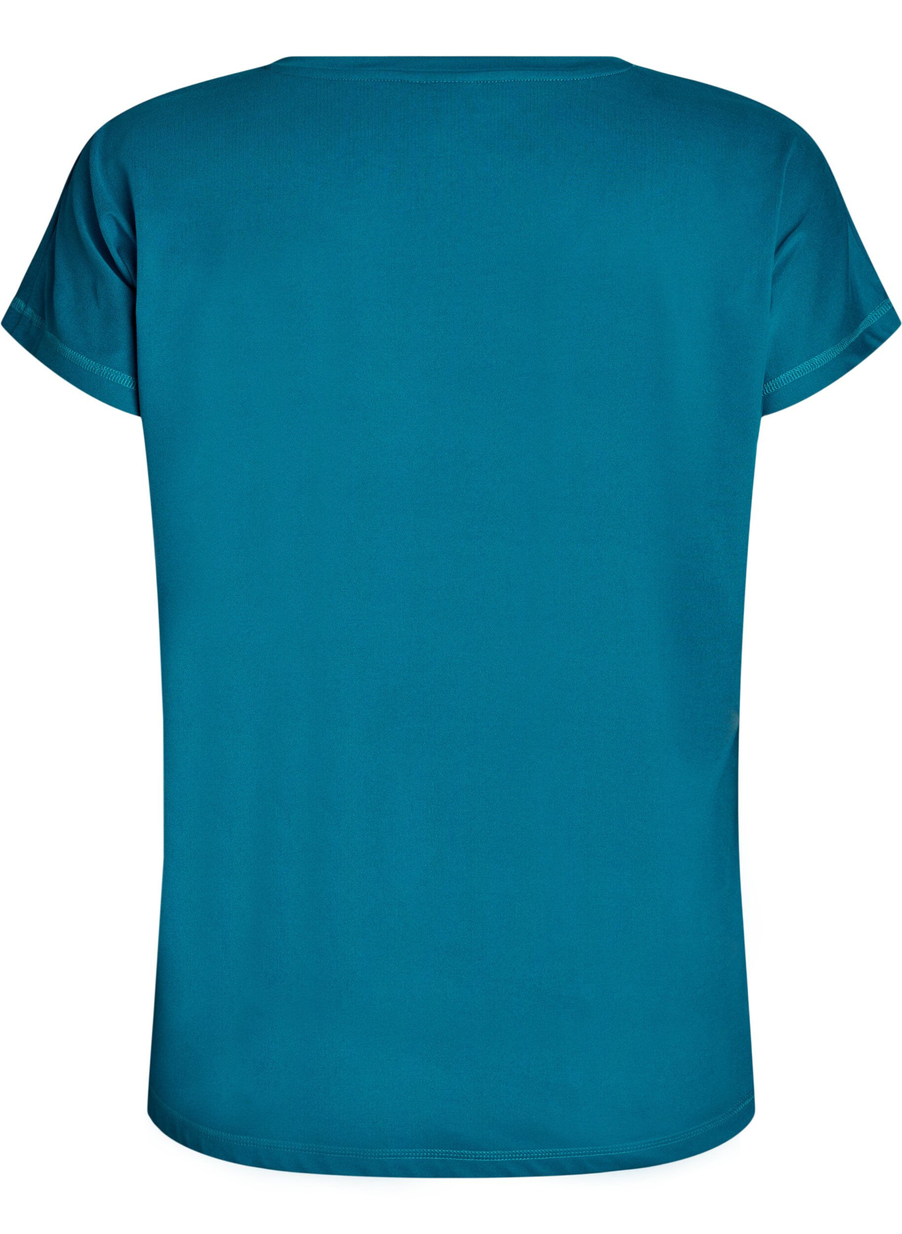 ZizziEinfarbiges Trainings-T-Shirt, Gr&uuml;n, Packshot image number 1
