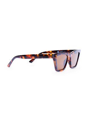 Sonnenbrille mit Muster, Brown, Packshot image number 1