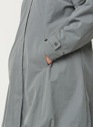 Jacke mit Taschen und Kapuze, Balsam Green, Model image number 2