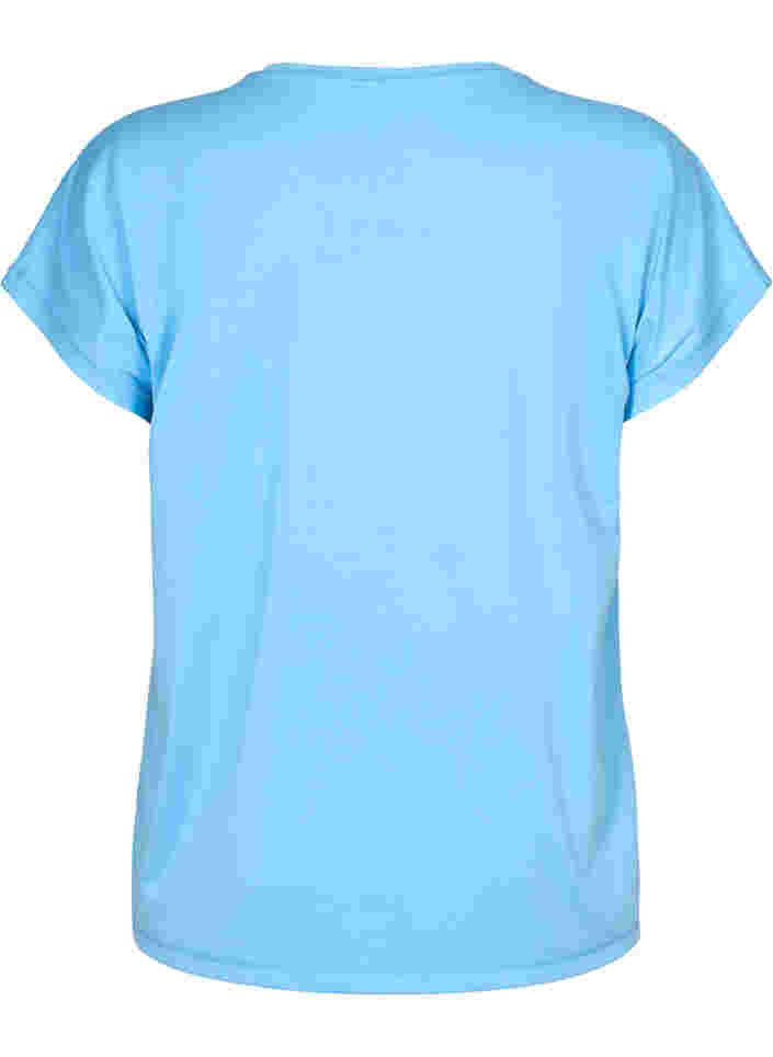 Kurzarm Trainingsshirt, Alaskan Blue, Packshot image number 1