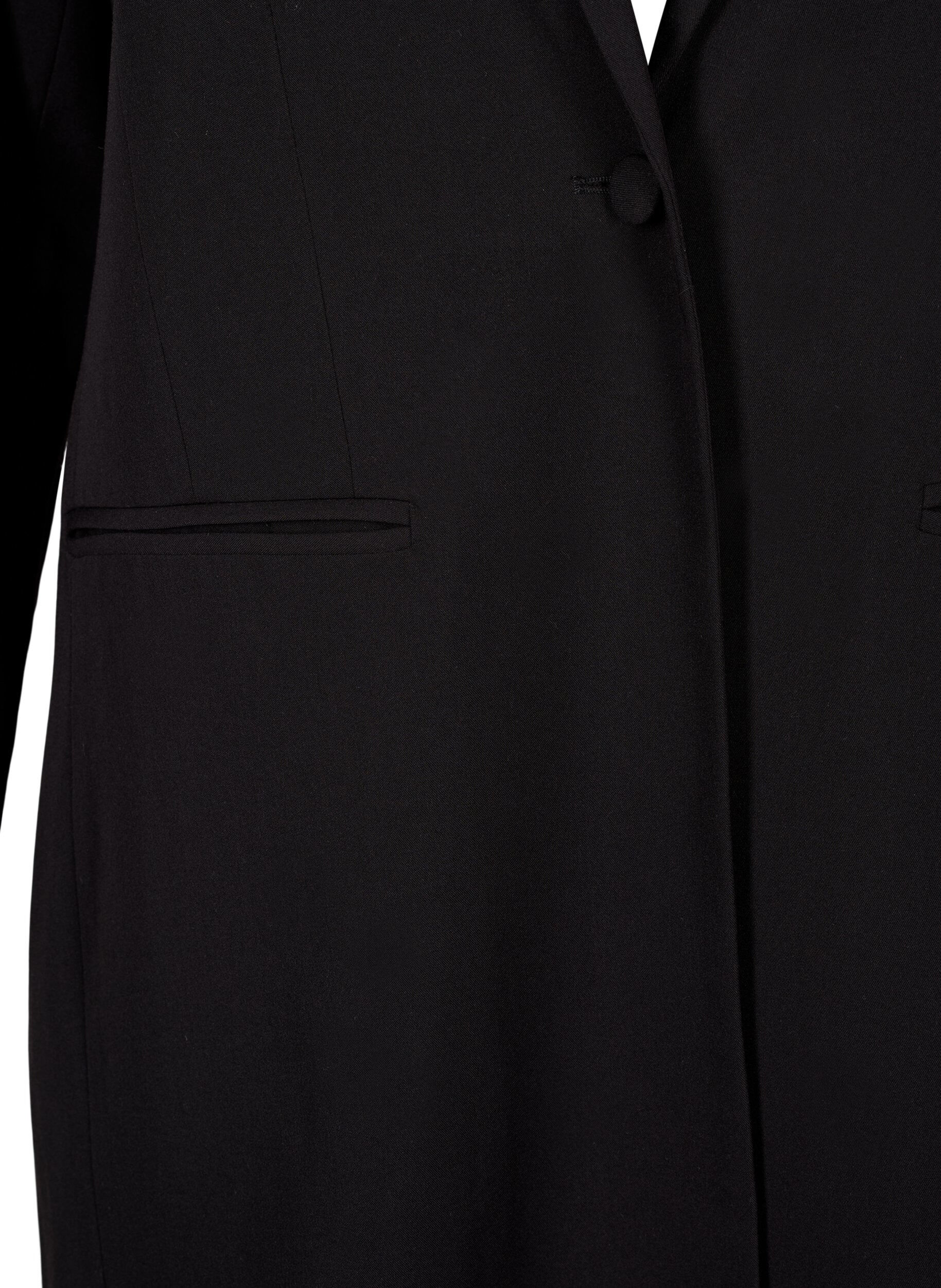 ZizziKlassischer langer Blazer, Black, Packshot image number 2